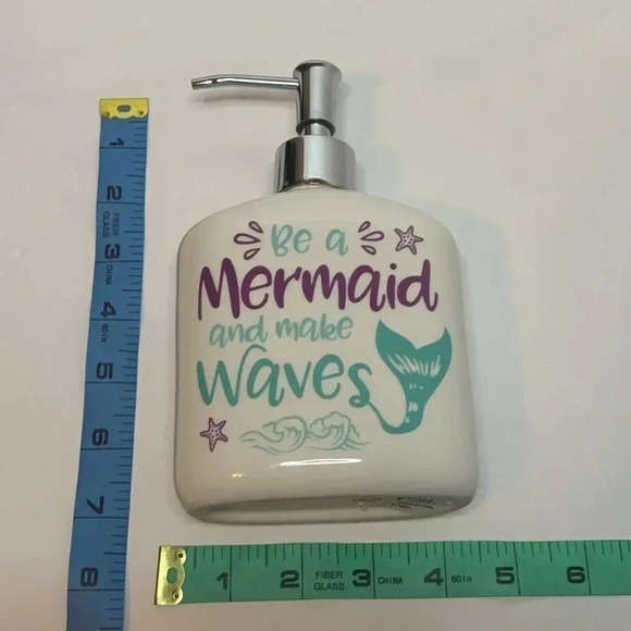 Soap Dispenser Our Name Is Mud Be A Mermaid 12 oz New - Picture 5 of 5